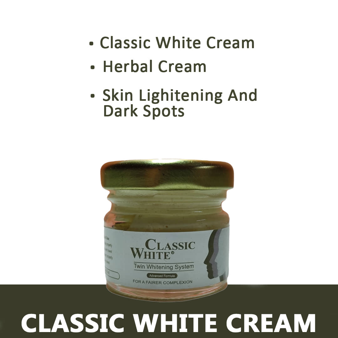 Classic White Glutathione cream for Skin Whitening Brightening, Anti Ageing Night  Cream 30 ml