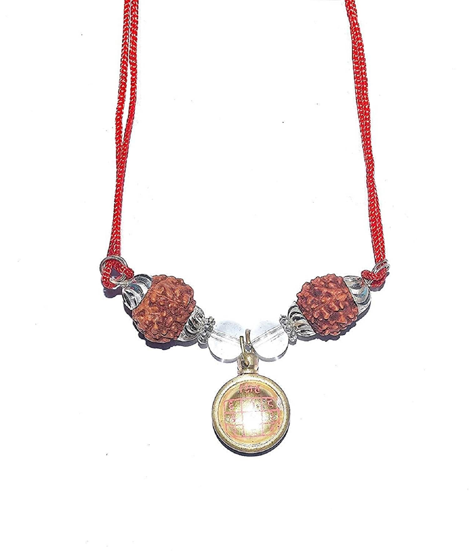 Rudra Divine Singh Rashi Yantra Kavach Locket | Sobhagya Kavach Pendant for Leo Zodiac | With Original 5 Faced Rudraksha | For Wealth Good Luck and Fortune | Rudra Divine Rudra Divine Singh Rashi Yantra Kavach Locket | Sobhagya Kavach Pendant for Leo Zodiac | With Original 5 Faced Rudraksha | For Wealth Good Luck and Fortune | Rudra Divine