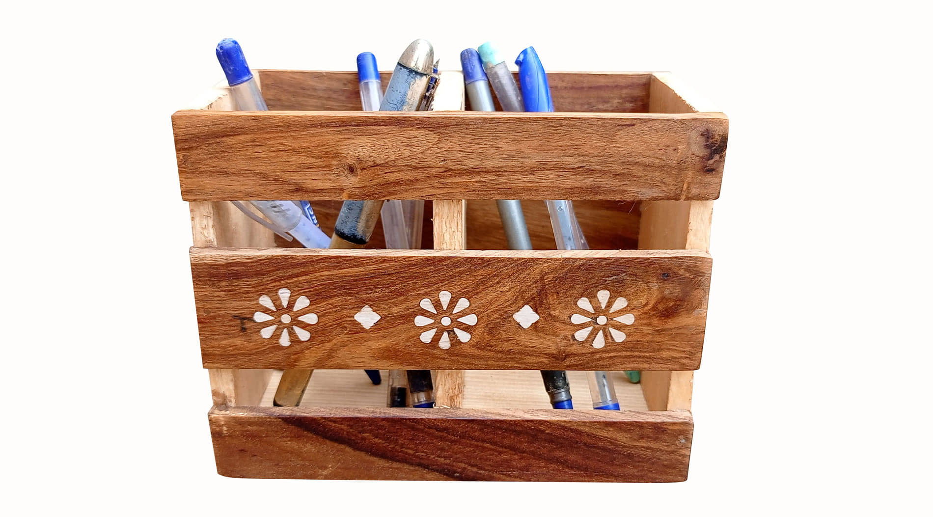 SWH Single Wood Storage Stool