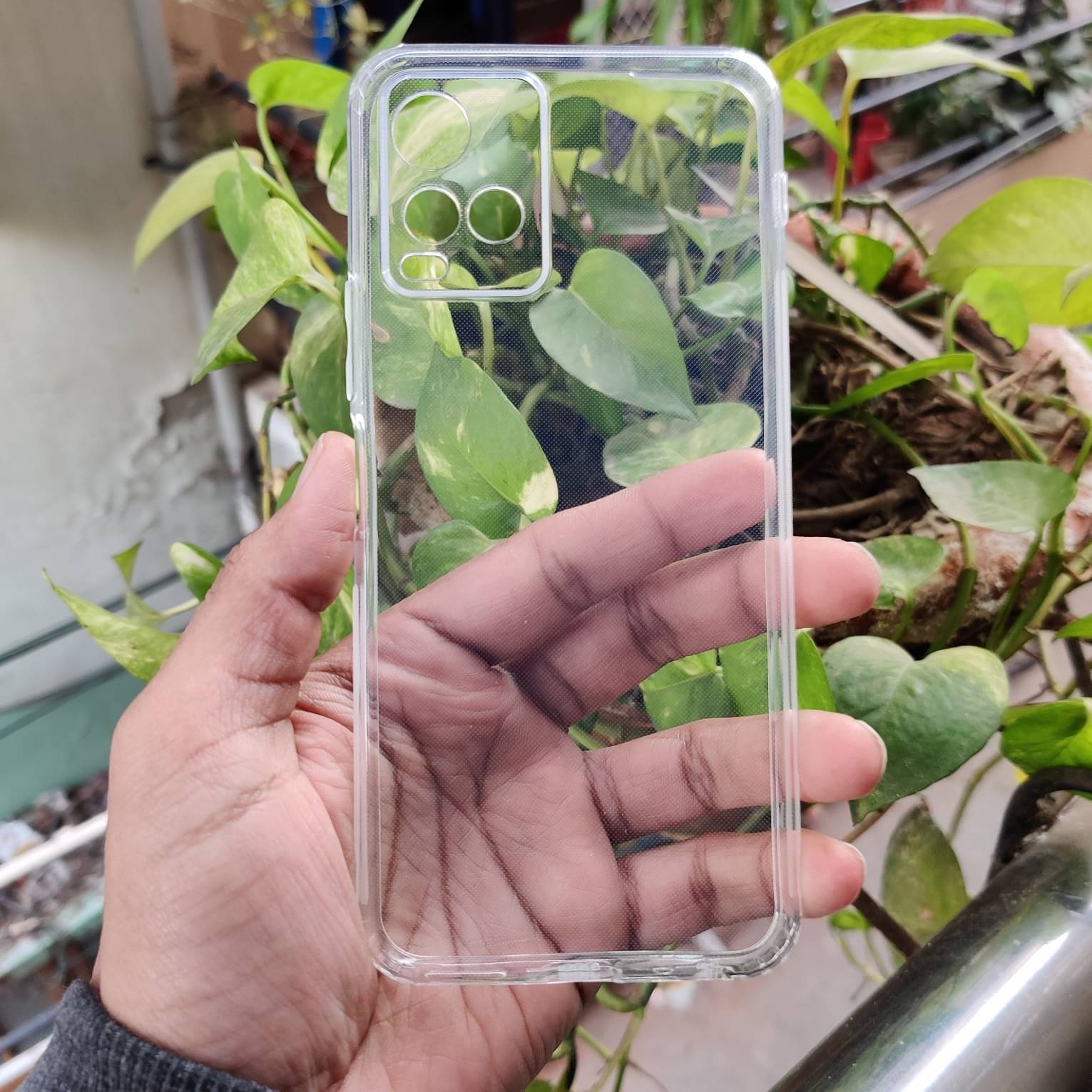     			Case Vault Covers Transparent Soft Silicon Cases For Vivo Y21 -