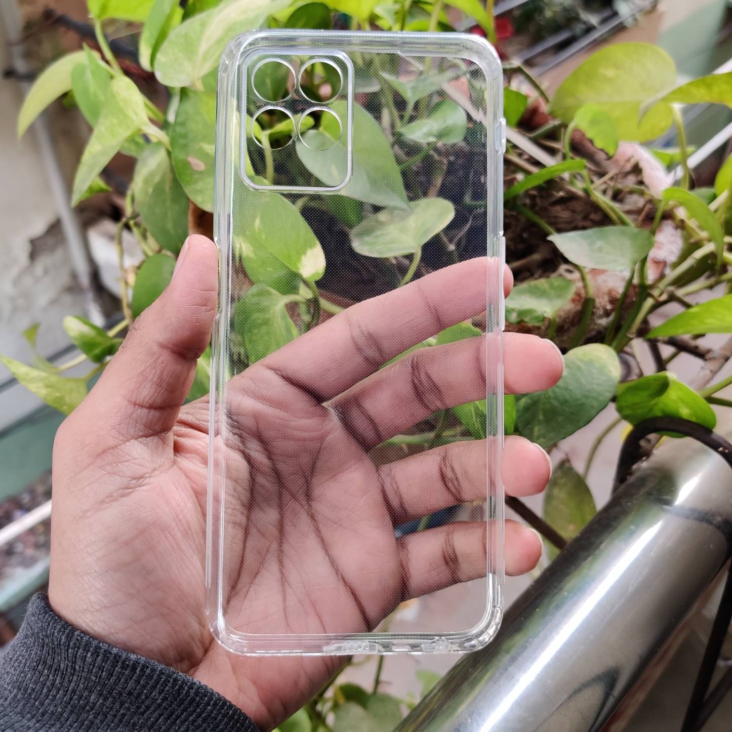 Case Vault Covers Transparent Soft Silicon Cases For Realme 8i -     			Case Vault Covers Transparent Soft Silicon Cases For Realme 8i -