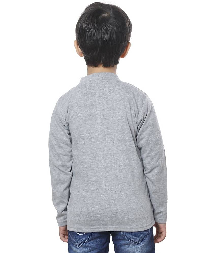 Fourfolds Pack of 1 Boys Cotton Blend T-Shirt ( Yellow )