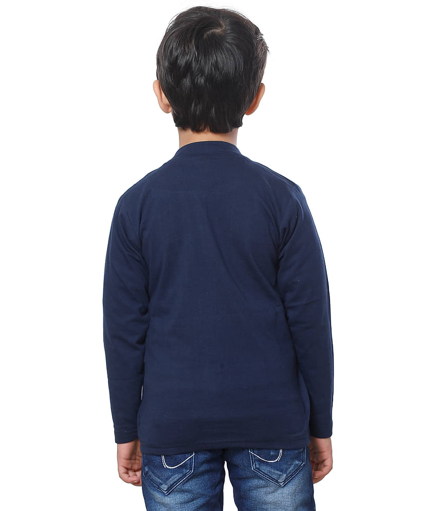 Fourfolds Pack of 1 Boys Cotton Blend T-Shirt ( Yellow )