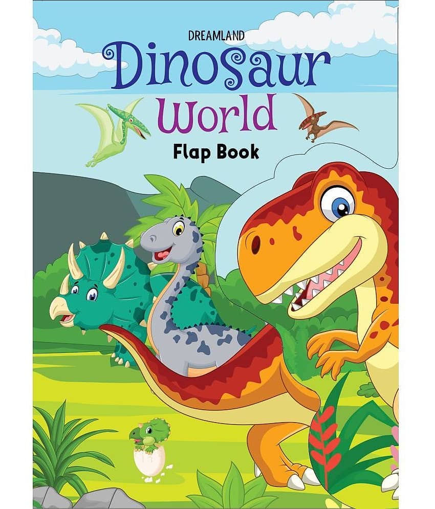Flap Book- Dinosaur World - Interactive & Activity - Stationery | Buy online on ZillyBuy