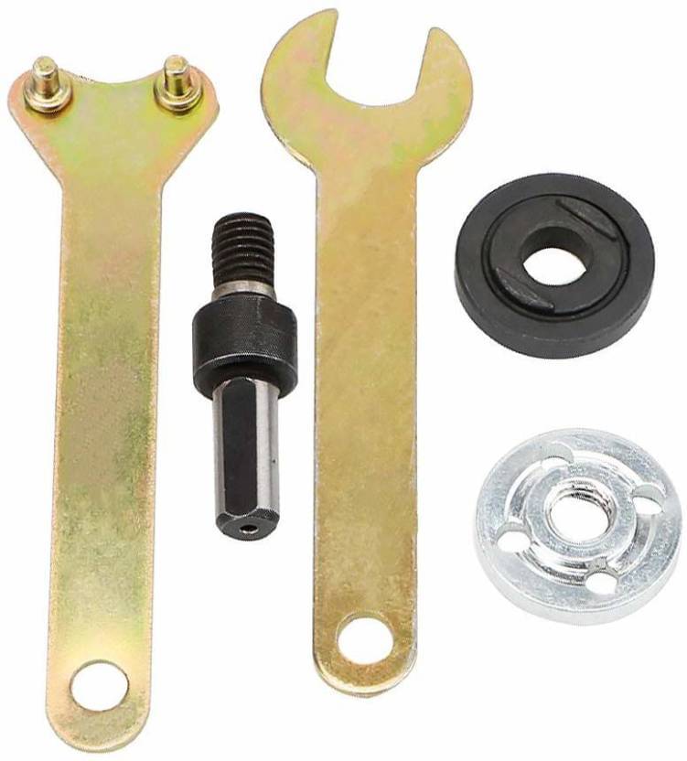     			KVA Electric Drill Variable Angle Grinder Connecting Rod Round Handle Converter 5 in 1 Set