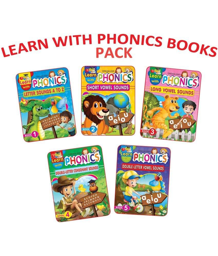 Learn With Phonics Book - Pack (5 Titles) - School Textbooks Book Learn With Phonics Book - Pack (5 Titles) - School Textbooks Book
