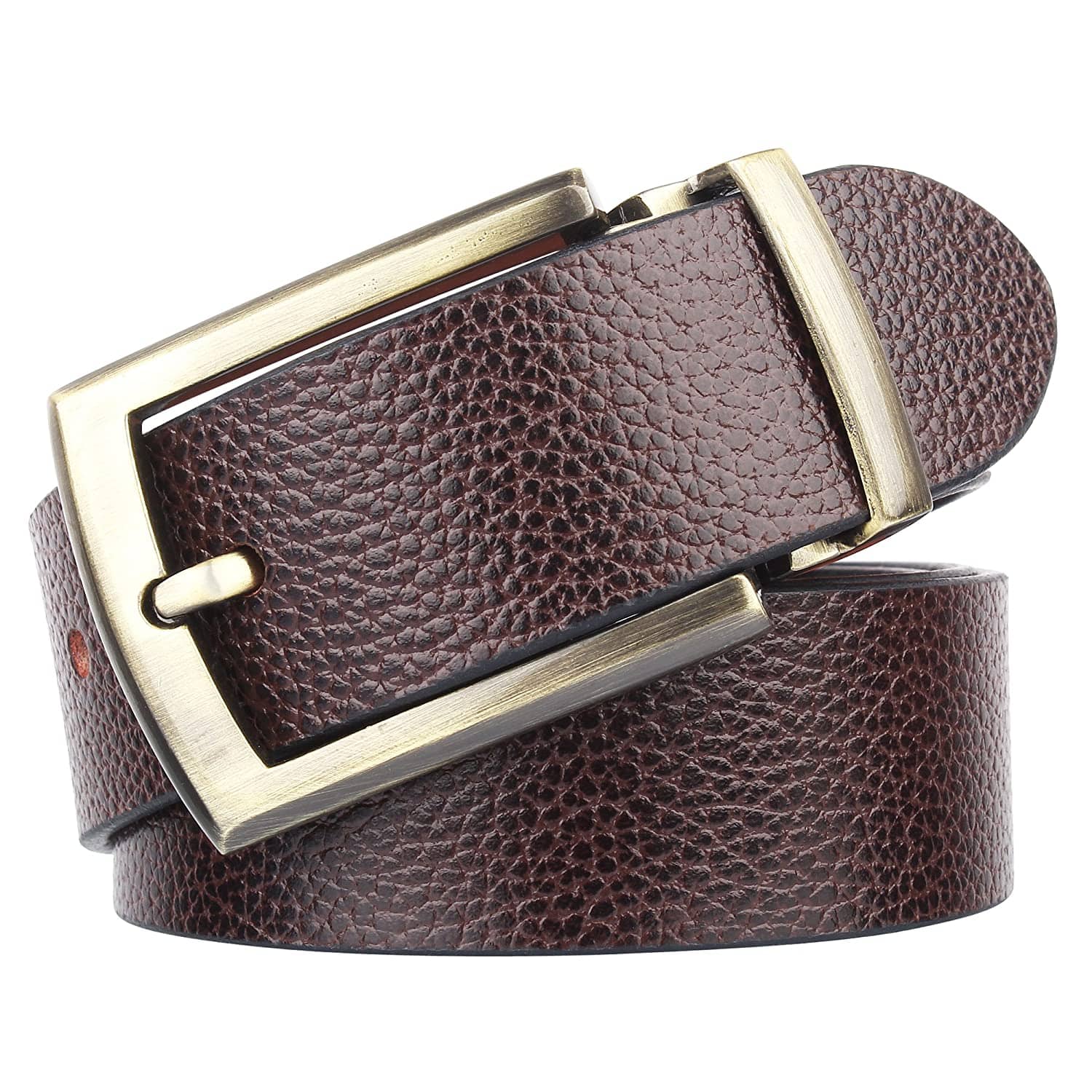 Loopa Brown Leather Formal Belt Pack of 1