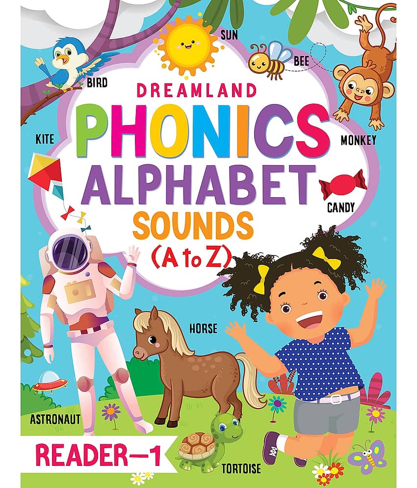 Phonics Reader -1 (Alphabet Sounds, A to Z) Age 4+ - Early Learning Book - Stationery | Buy online on ZillyBuy