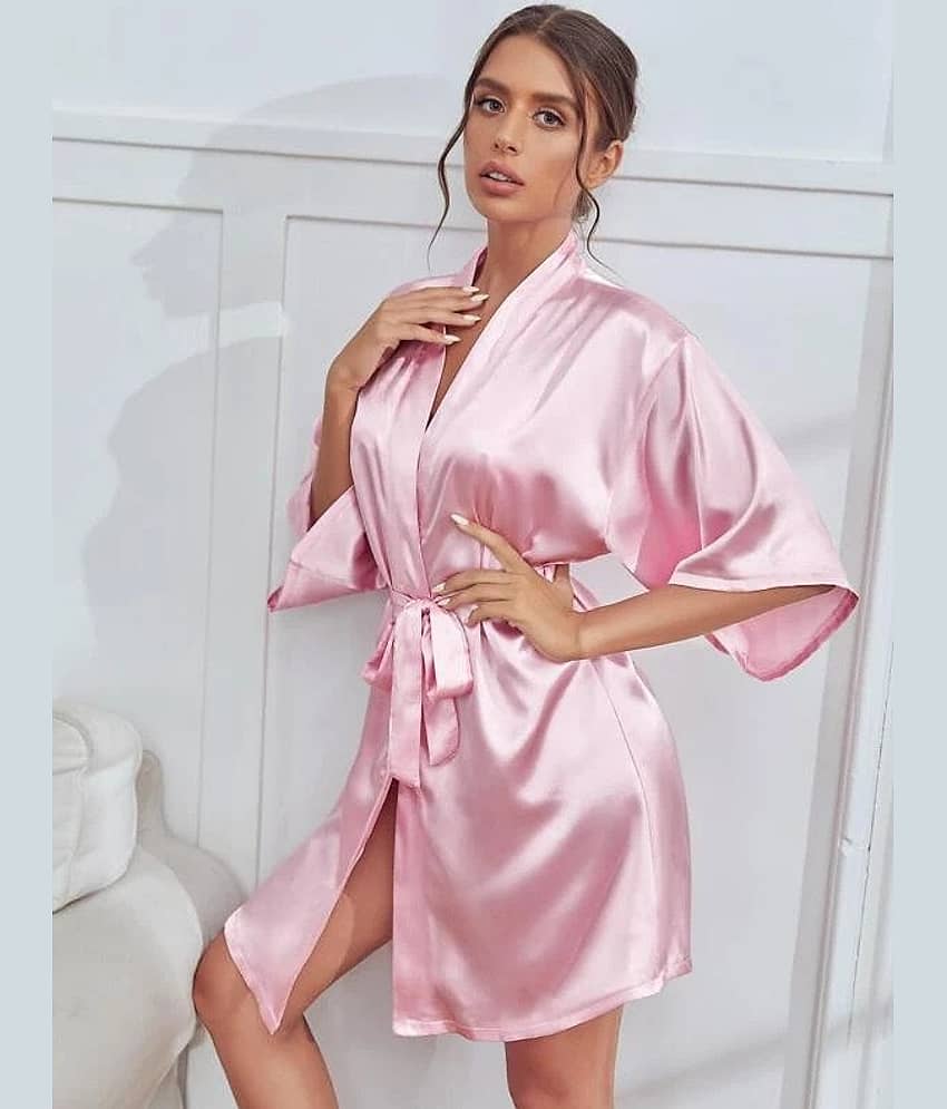 CELOSIA Satin Robes - Pink Single - Nightwear & Loungewear | Buy online on ZillyBuy