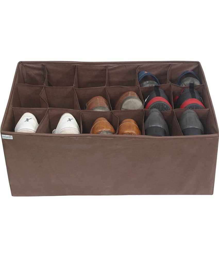 PrettyKrafts Brown Portable Multiple Shoes Organizer - Shoe Racks & Organisers | Buy online on ZillyBuy