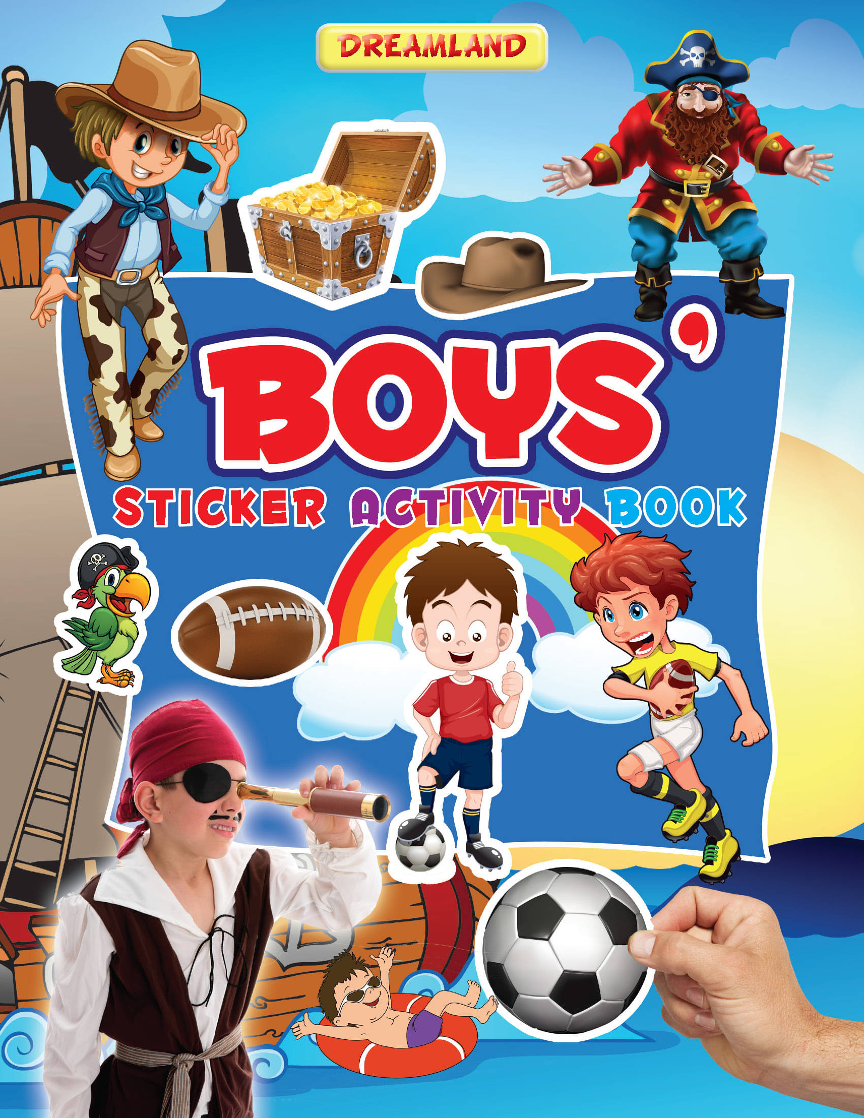     			Sticker Activity Book - Boys - Interactive & Activity  Book
