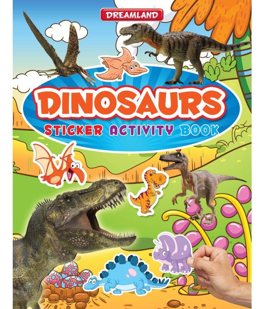 Sticker Activity Book - Dinosaurs - Interactive & Activity Book Sticker Activity Book - Dinosaurs - Interactive & Activity Book