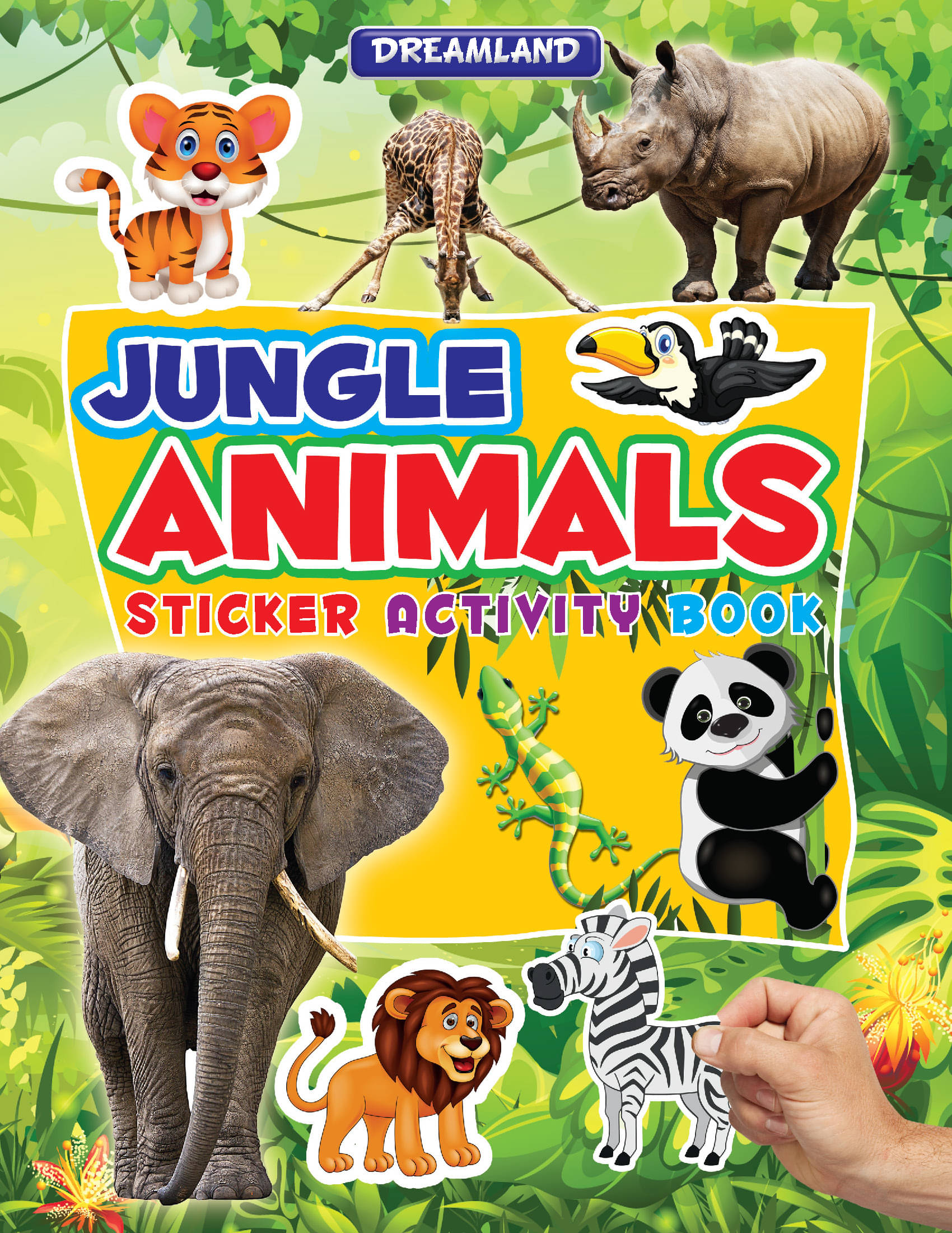    			Sticker Activity Book - Jungle Animals - Interactive & Activity  Book