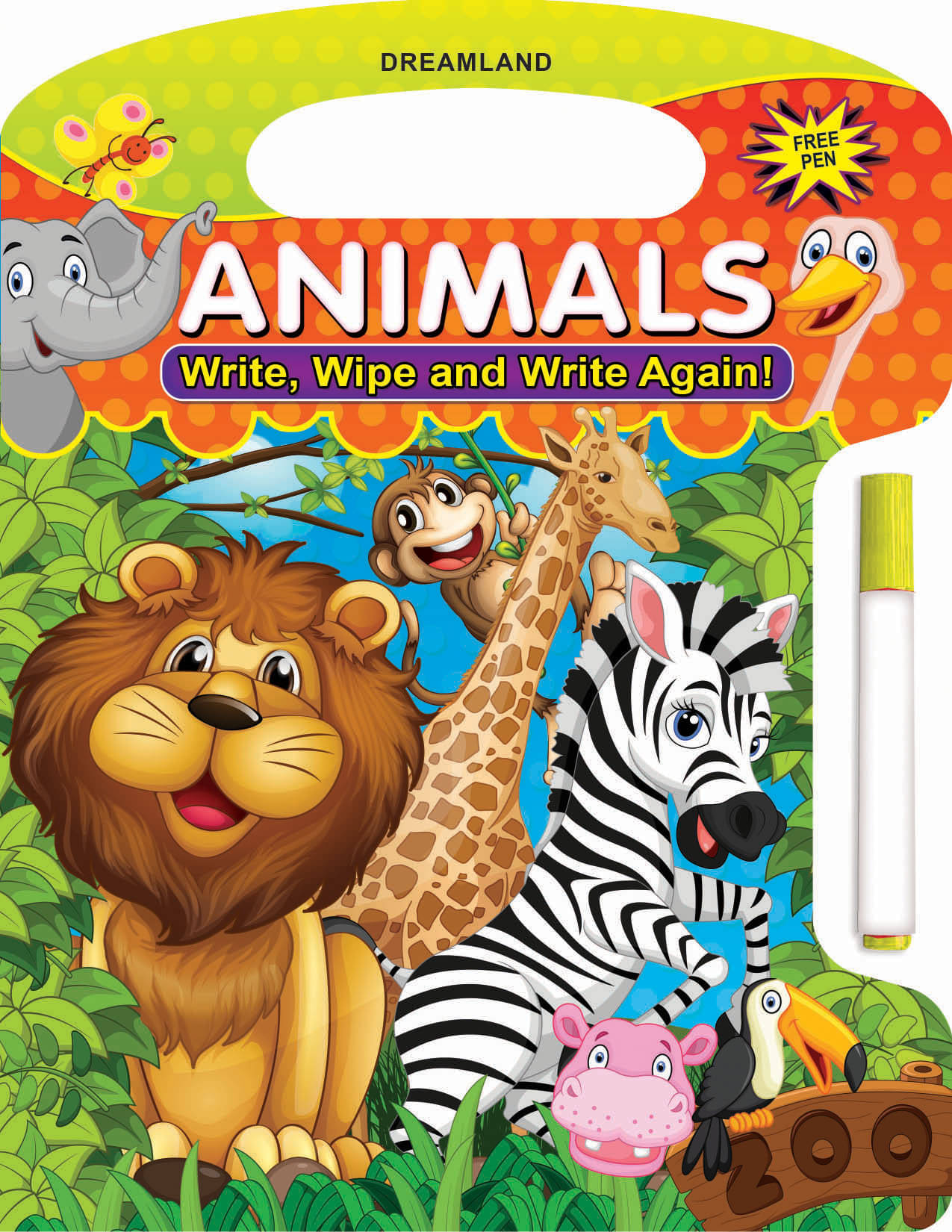 Write and Wipe Book - Animals - Early Learning Book Write and Wipe Book - Animals - Early Learning Book