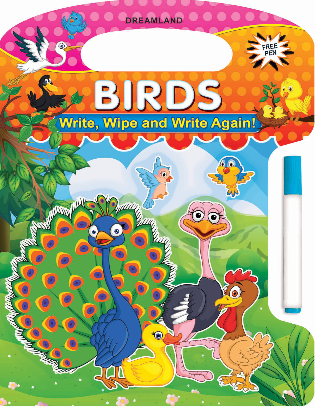 Write and Wipe Book - Birds - Early Learning Book Write and Wipe Book - Birds - Early Learning Book