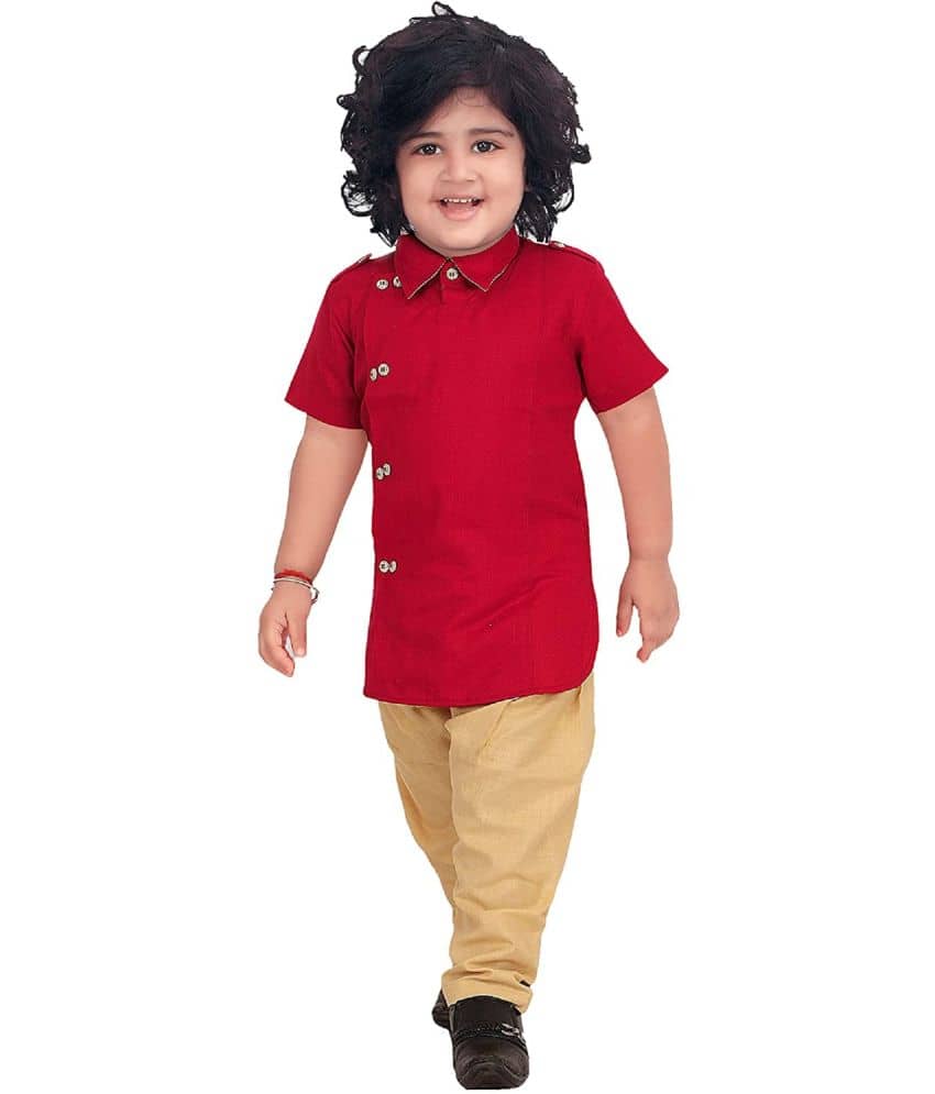 little PANDA Boys Linen Blend Ethnic Kurta and Pyjama Set - Kurtas & Kurta Sets | Buy online on ZillyBuy