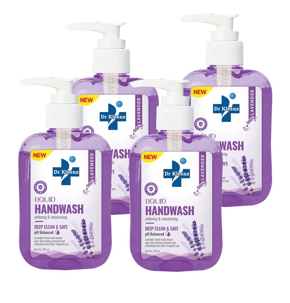     			Dr Kleenz - pH Balancing Hand Wash 250 mL (Pack of 4)