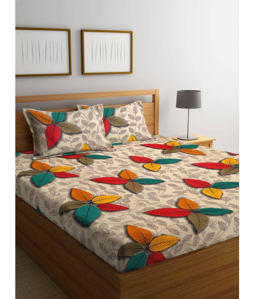 Home Sizzler Microfiber Double Bedsheet ( Assorted )