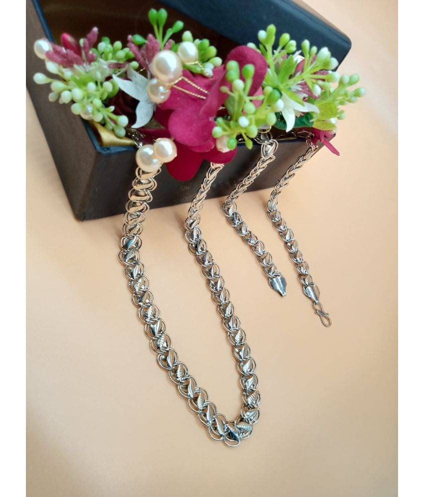     			H M PRODUCT Gold Plated Chain ( Set of 1 )