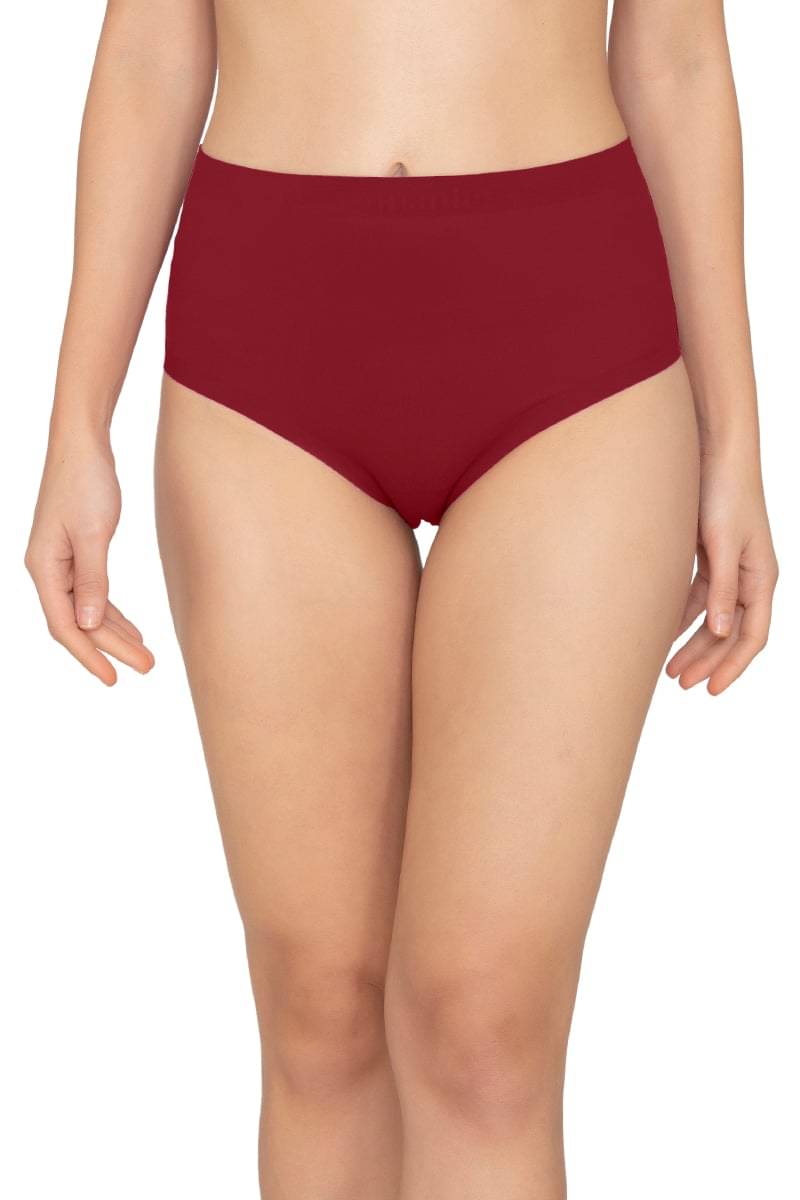 Amante Nylon Women's Briefs ( Maroon ) Amante Nylon Women's Briefs ( Maroon )