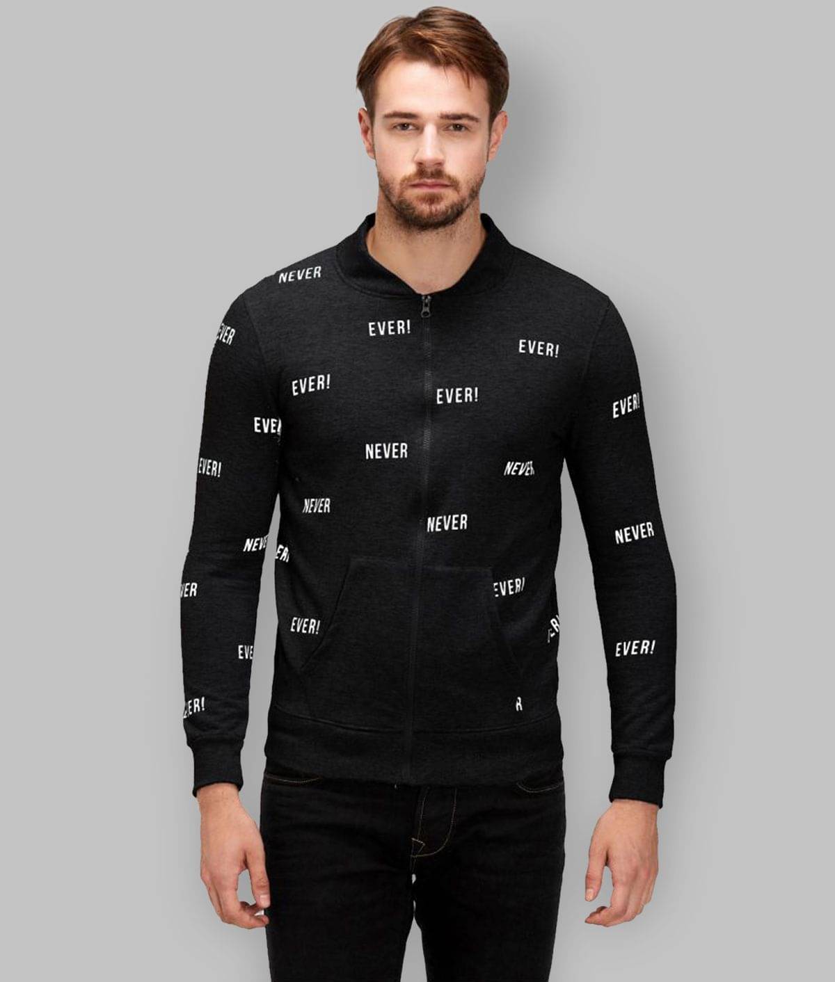     			Maniac Cotton Men's Casual Jacket - Black ( Pack of 1 )