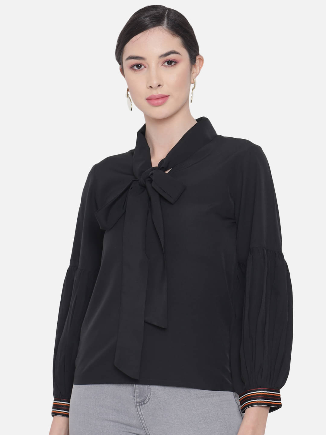 ALL WAYS YOU Women's Polyester Regular Top ( Black ) ALL WAYS YOU Women's Polyester Regular Top ( Black )