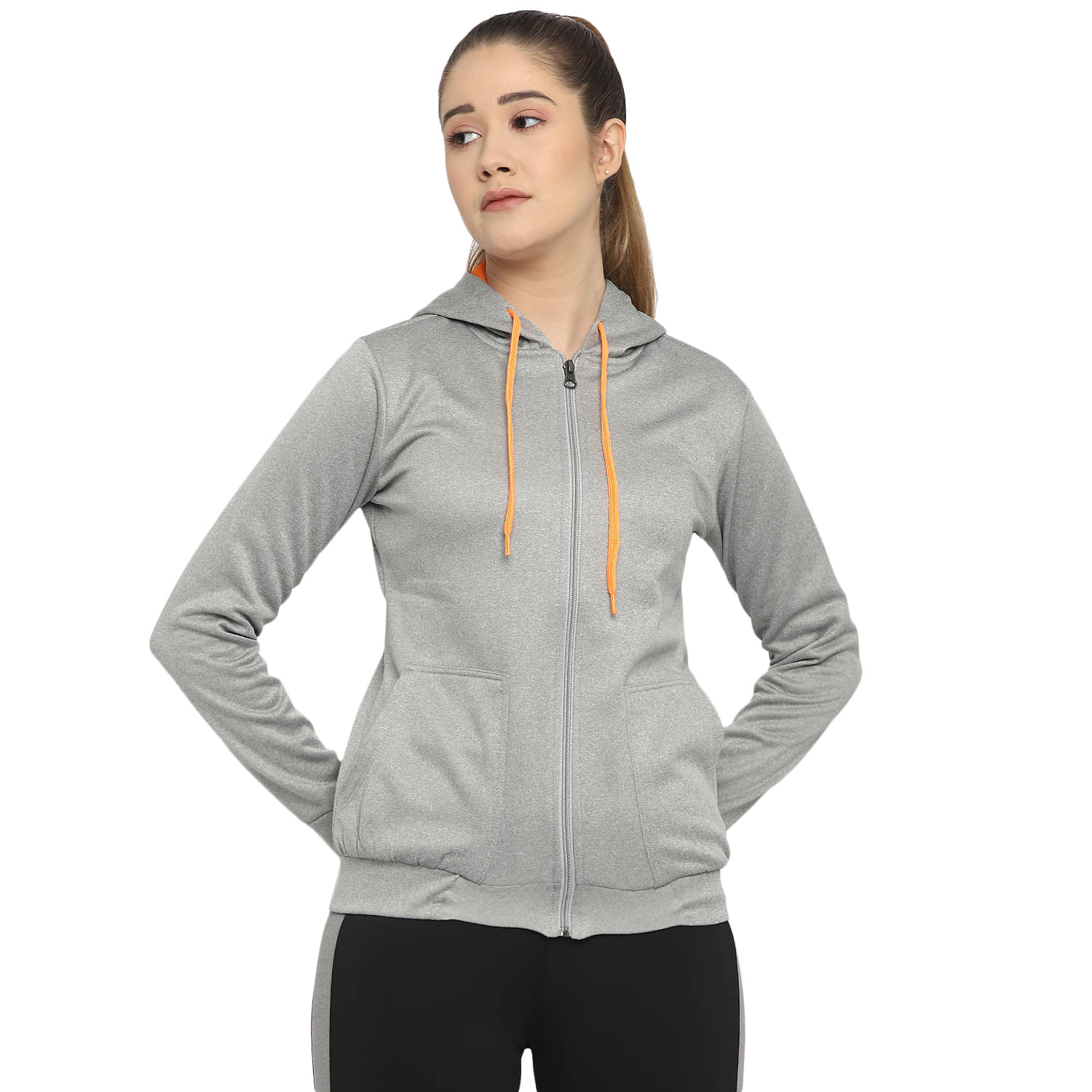     			OFF LIMITS - Grey Polyester Women's Jacket