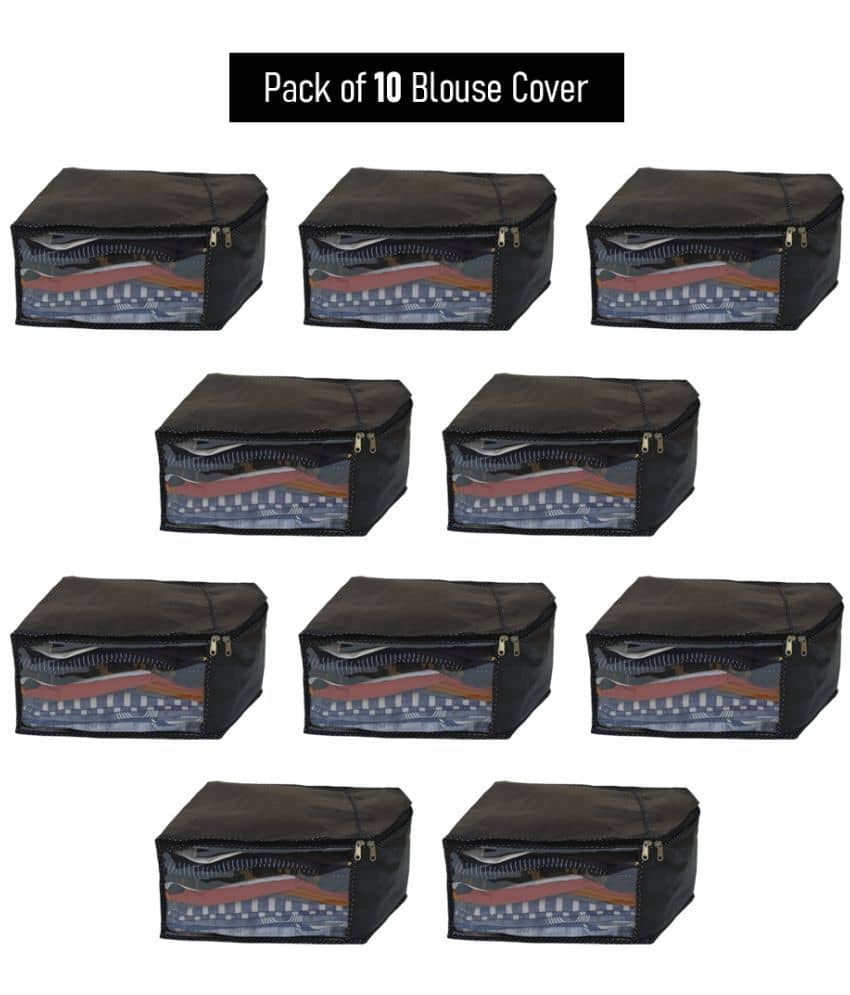Sh Nasima Blouse Covers Organizer Non Woven Blouse Storage Bag With Transparent Window