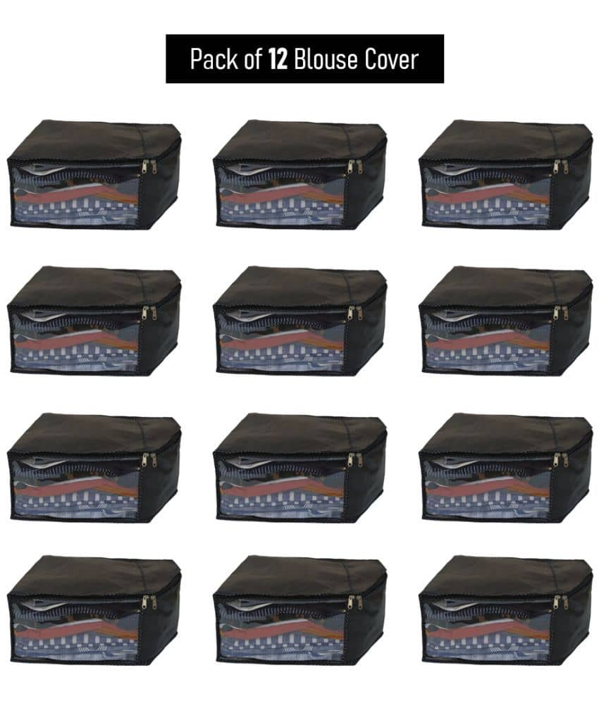 Sh Nasima Blouse Covers Organizer Non Woven Blouse Storage Bag With Transparent Window