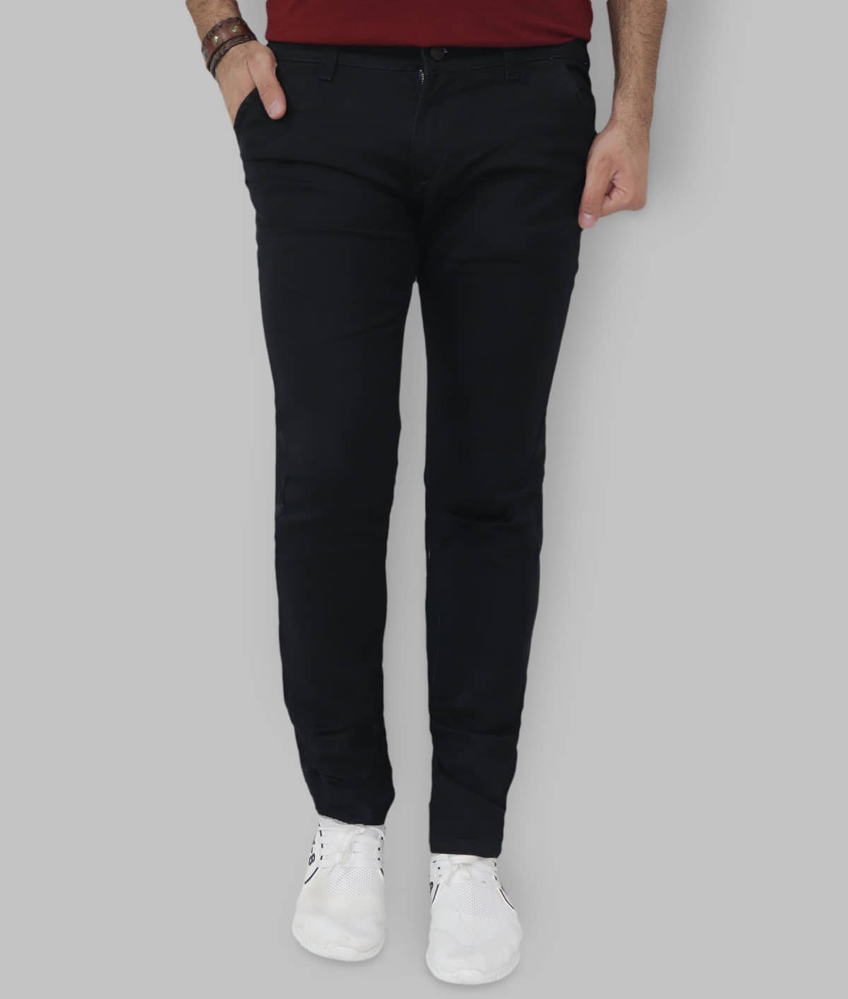 Urban Legends Black Regular Fit Jeans - Jeans | Buy online on ZillyBuy