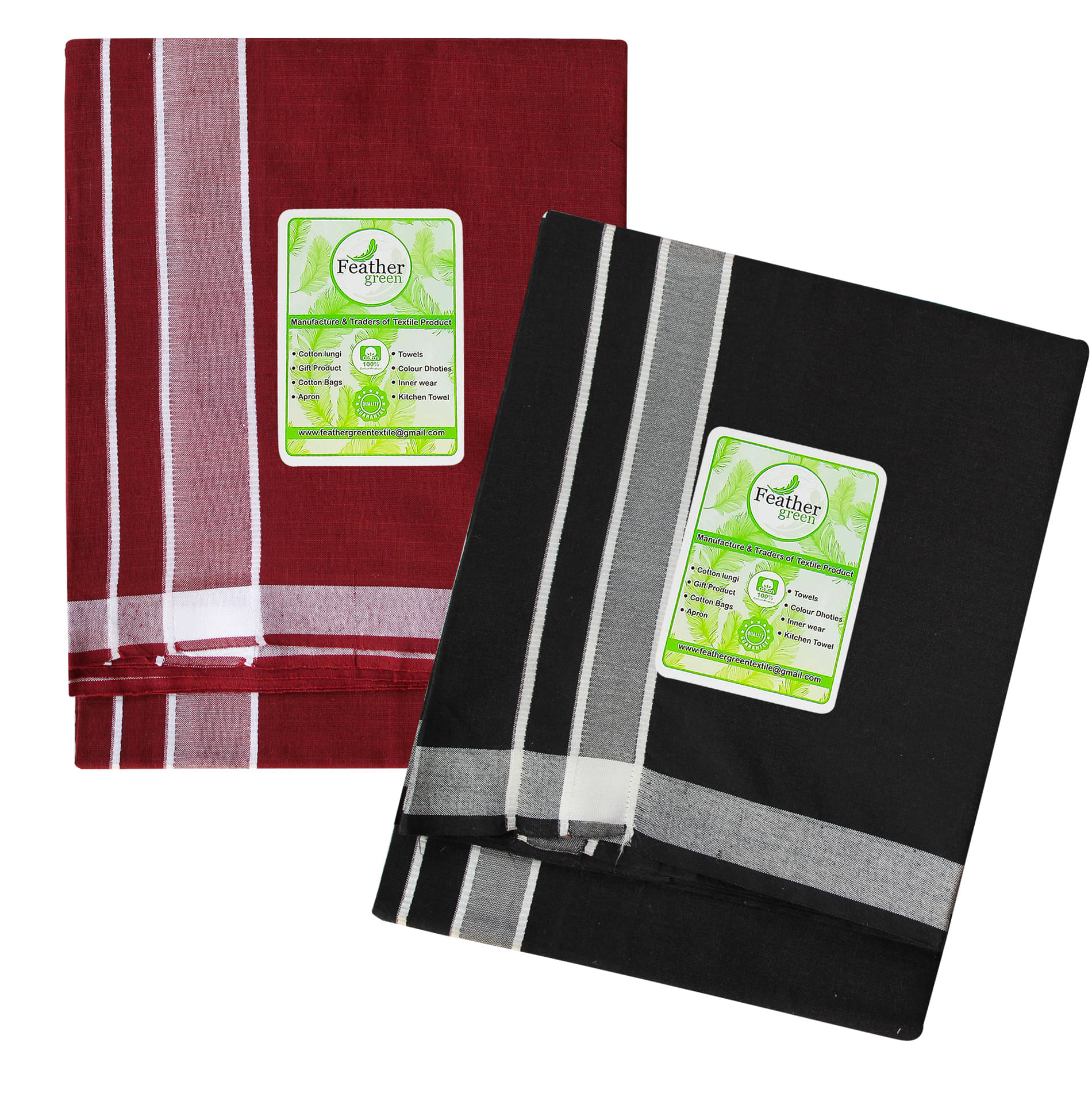 Feather Green Multi Dhoti Feather Green Multi Dhoti