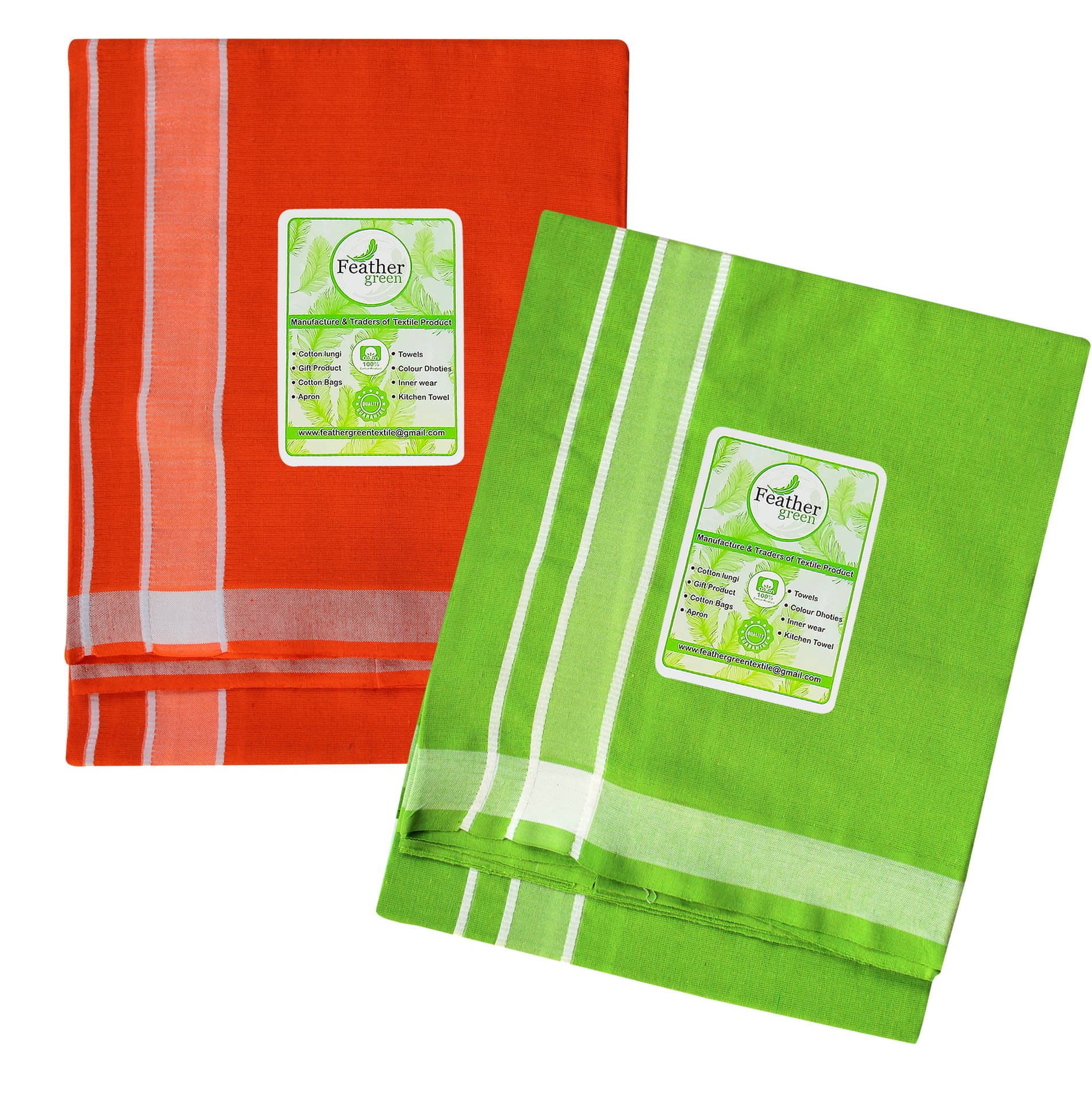 Feather Green Multi Dhoti Feather Green Multi Dhoti