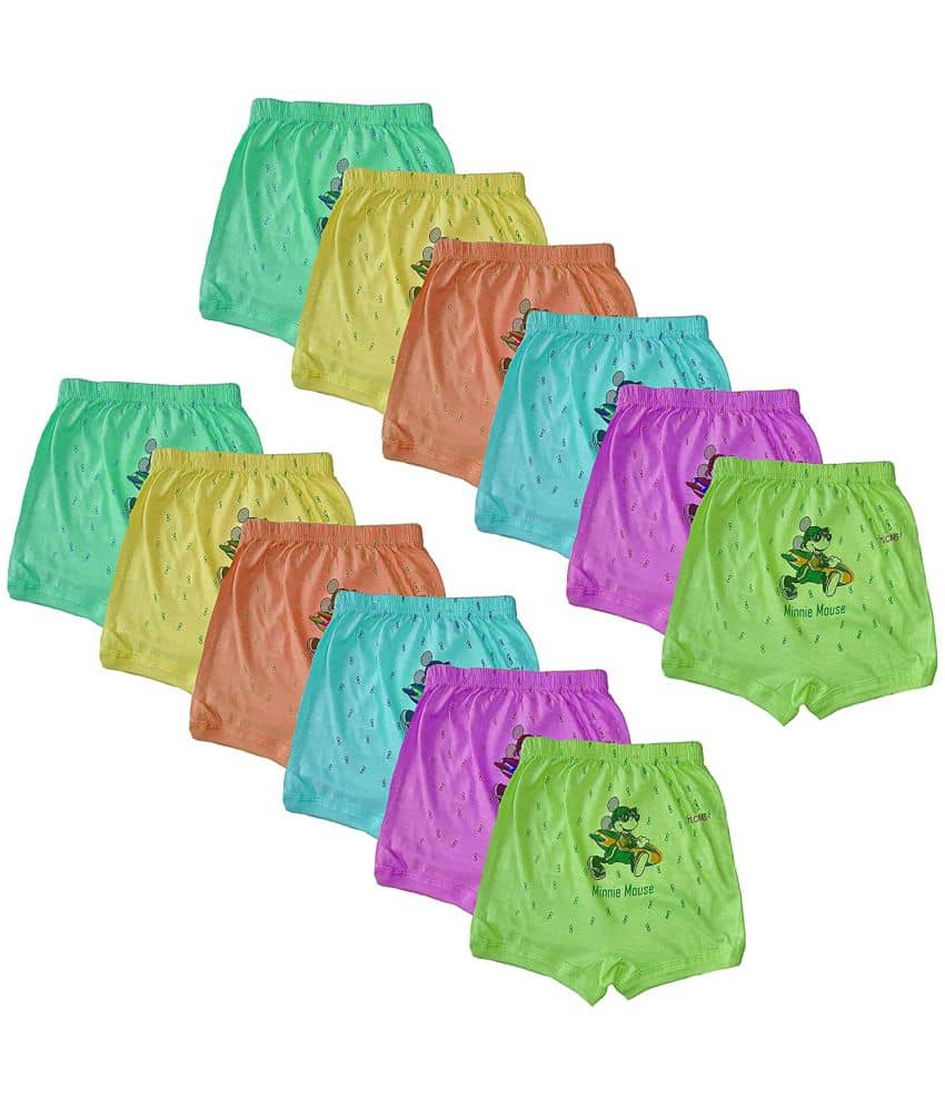 LITTLE PANDA Pack of 12 Boys Cotton Briefs ( Multi Color ) - Nightwear & Loungewear | Buy online on ZillyBuy