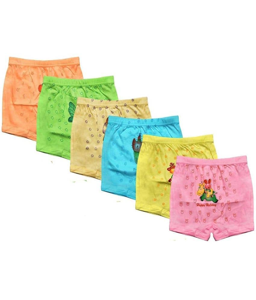 LITTLE PANDA Pack of 6 Boys Cotton Boxers ( Multi Color ) - Nightwear & Loungewear | Buy online on ZillyBuy