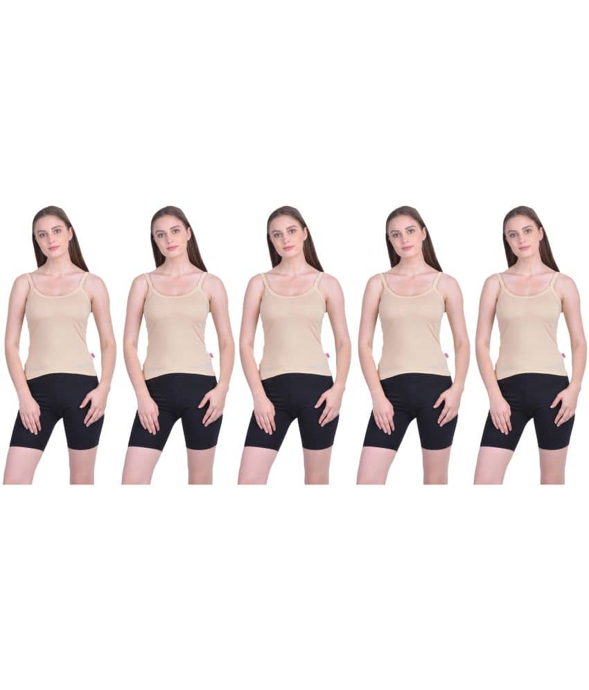 Dollar Missy Cotton Camisoles - Pink Pack of 2