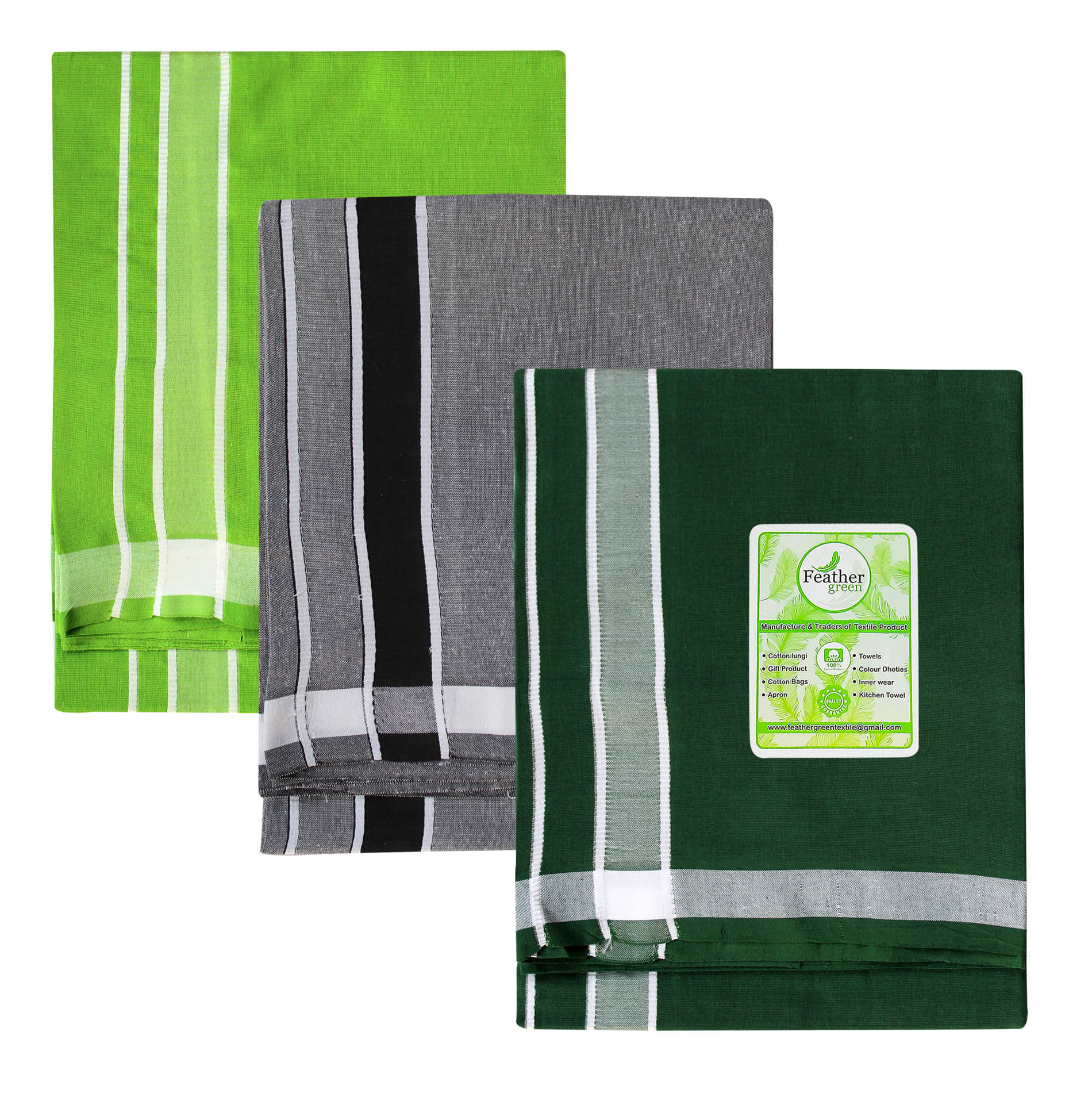 Feather Green Multi Dhoti Feather Green Multi Dhoti