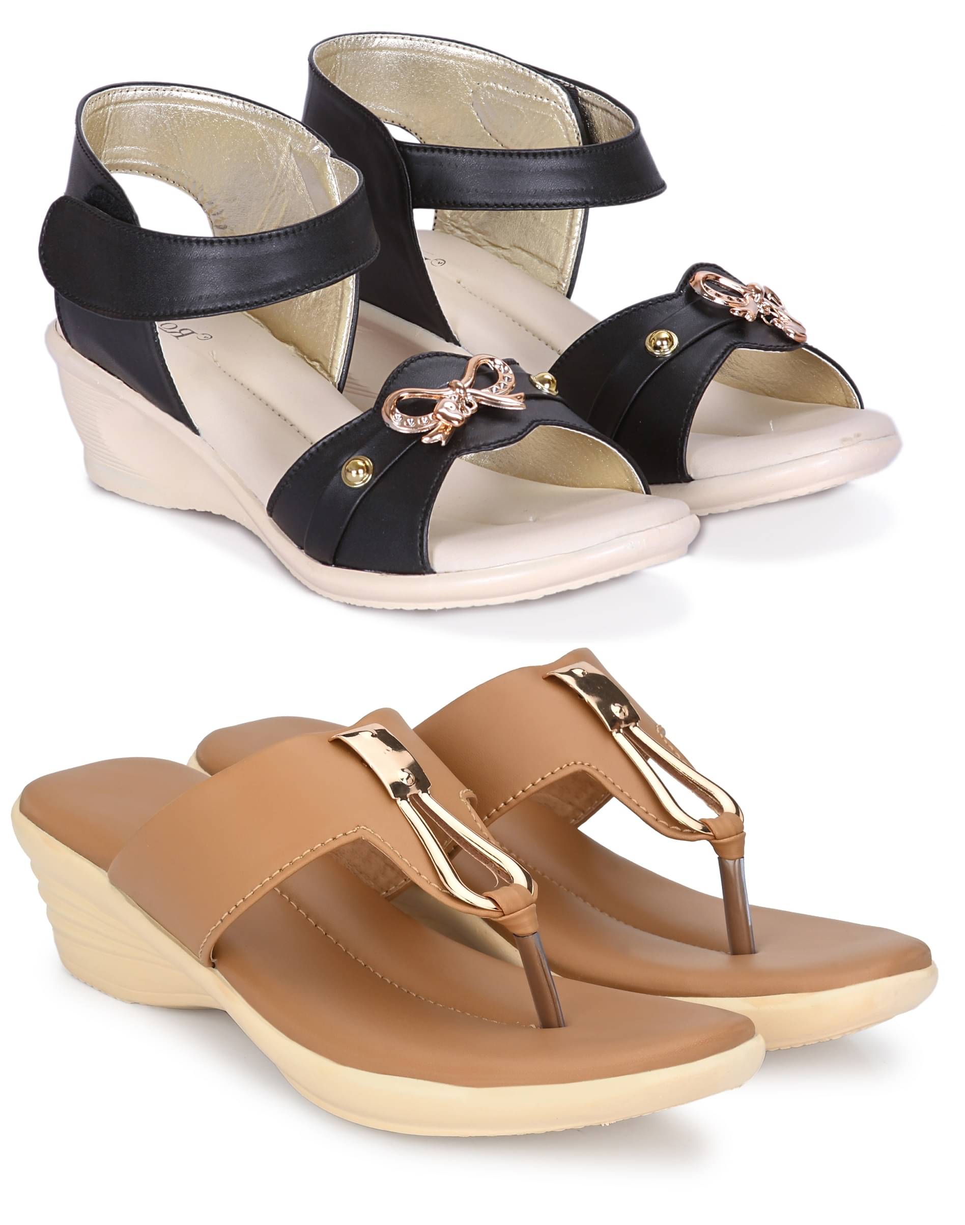     			Rathor - Multi Color Women's Slip On Heels