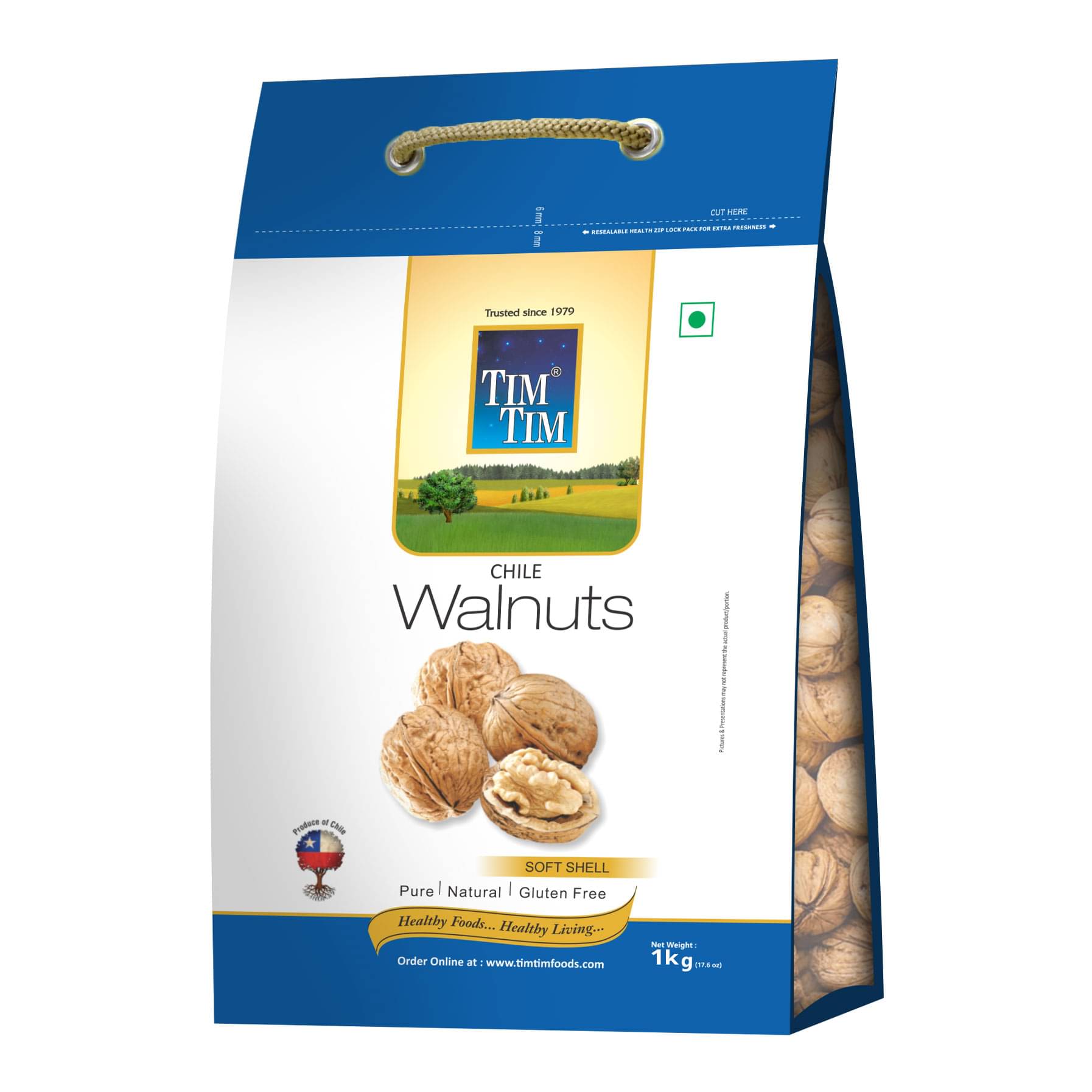 Tim Tim Chilean Inshel Walnuts 1kg Tim Tim Chilean Inshel Walnuts 1kg