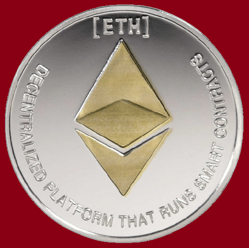     			Decentralized Platform That Runs Smart Contracts - (Ethereum) Silverplated Coin