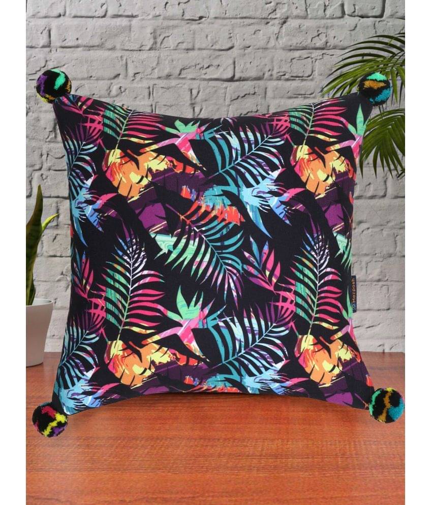     			mezposh Single Poly Cotton Cushion Covers 40X40 cm (16X16)