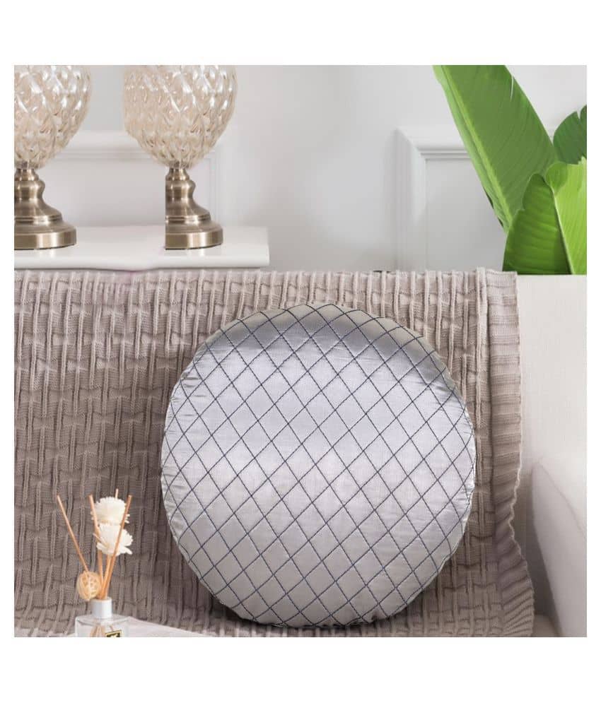 mezposh Single Satin Cushion Covers 35X35 cm (14X14)