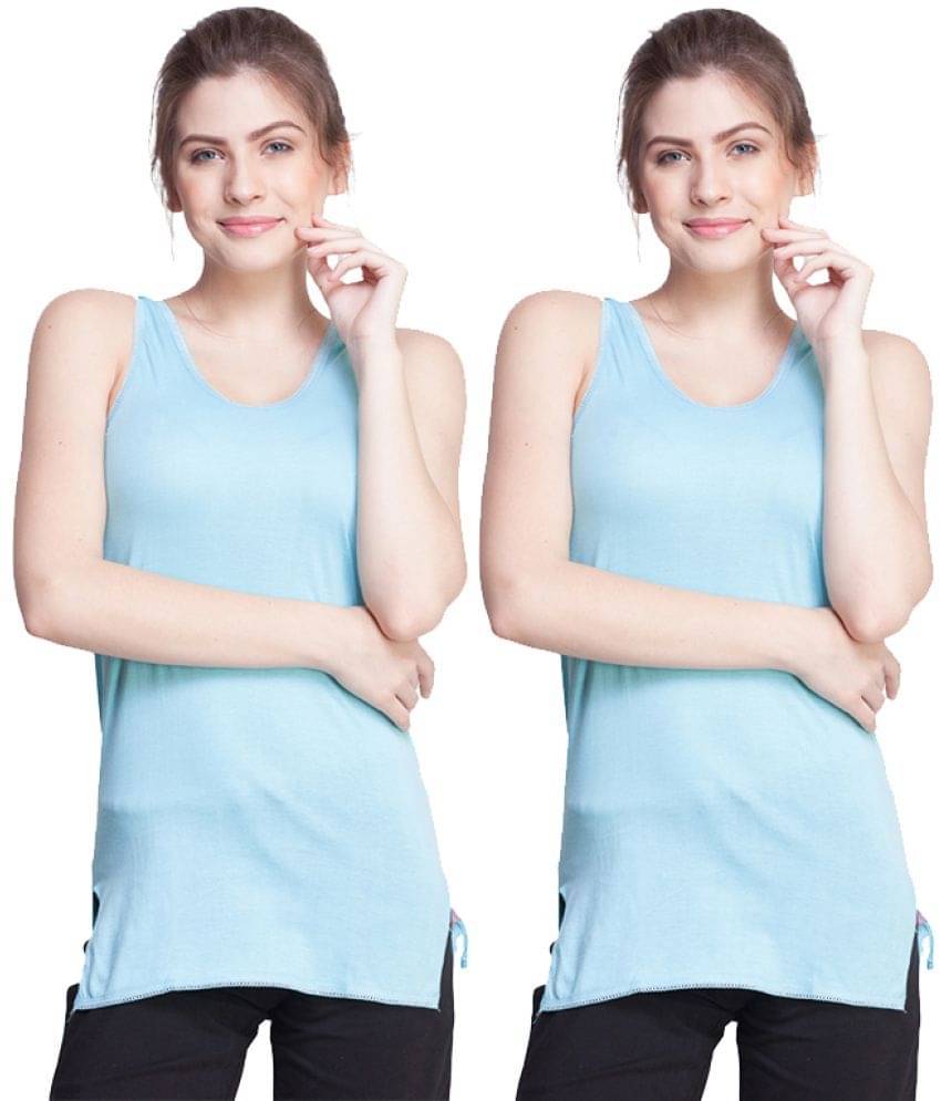Dollar Missy Cotton Camisoles - Blue Pack of 2     			Dollar Missy Cotton Camisoles - Blue Pack of 2