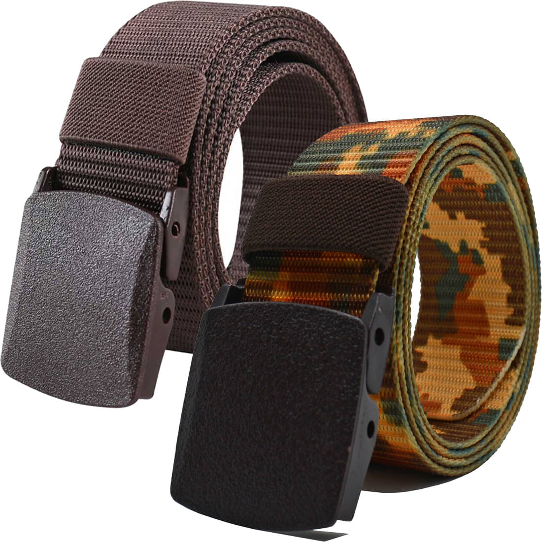 Loopa Multi Nylon Casual Belt Pack of 2 Loopa Multi Nylon Casual Belt Pack of 2