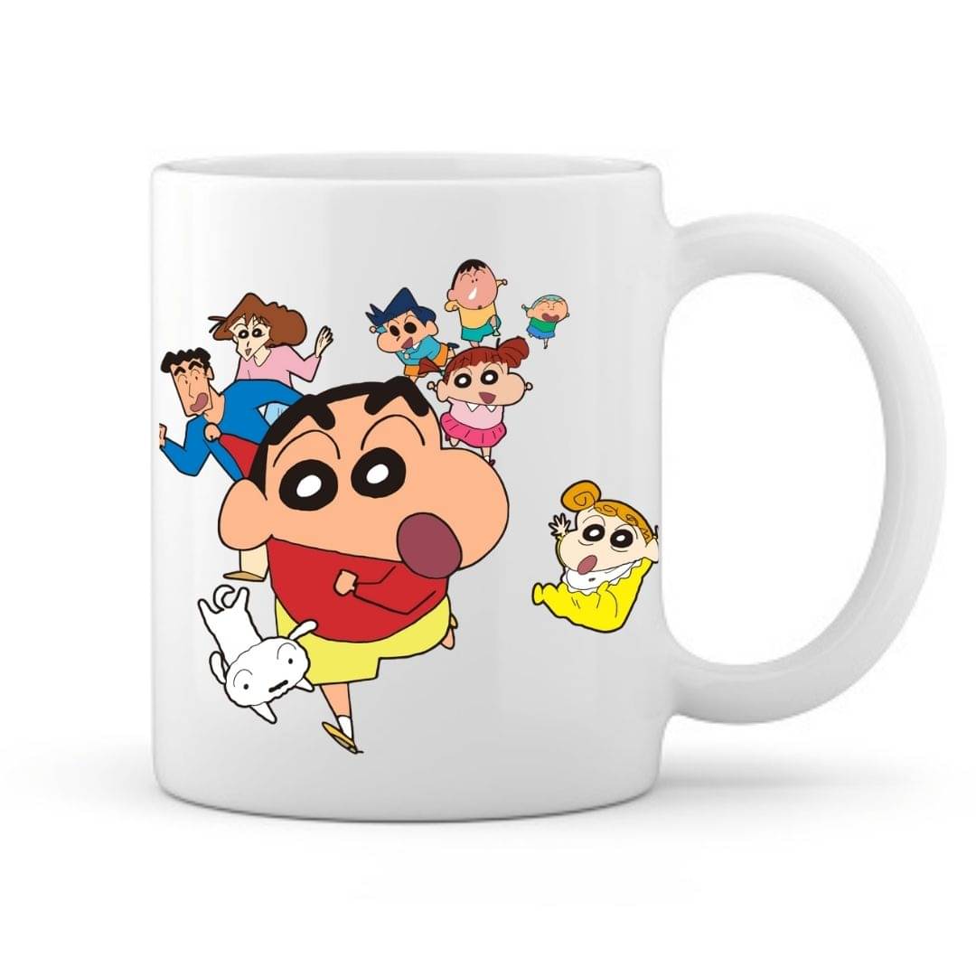     			thrifkart Shinchan Cartoon Mug Ceramic Coffee Mug 1 Pcs 350 mL