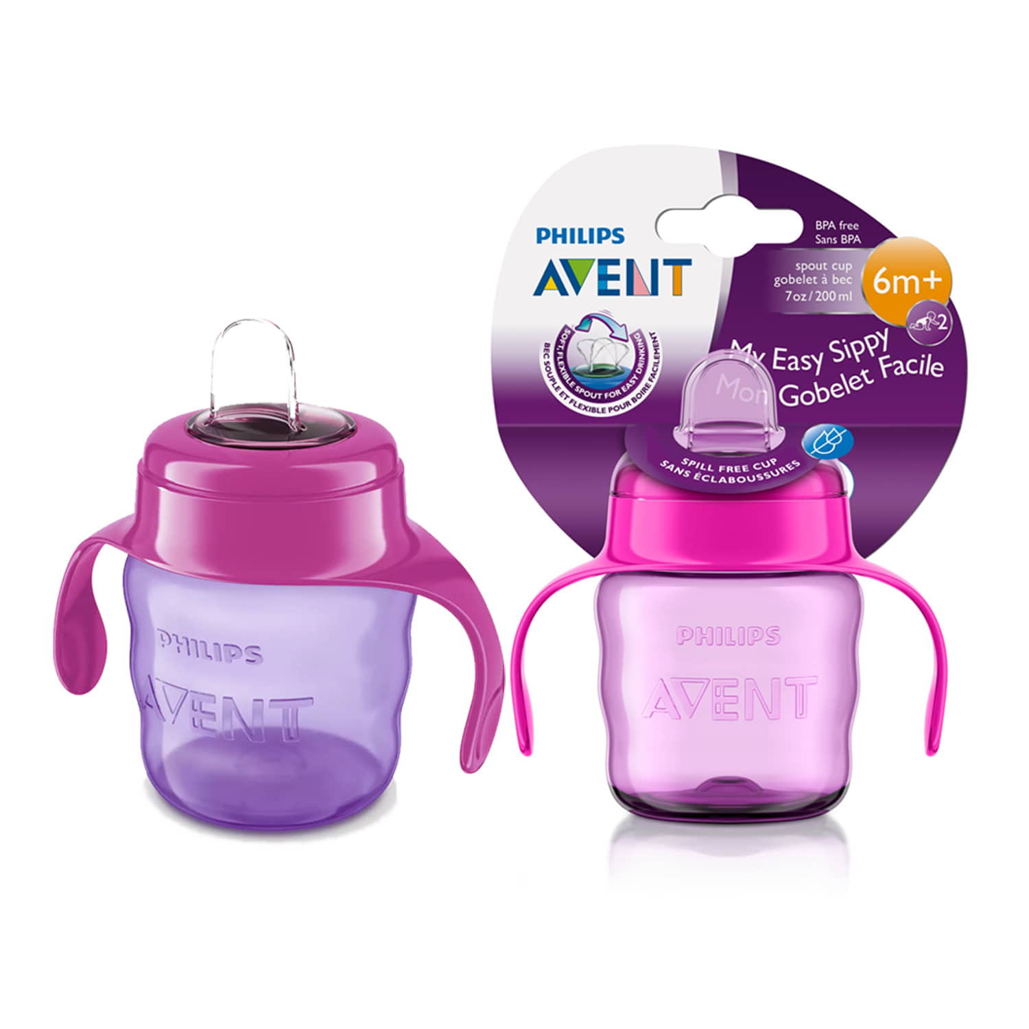 Philips Avent Multi-Colour Plastic Spout Sippers