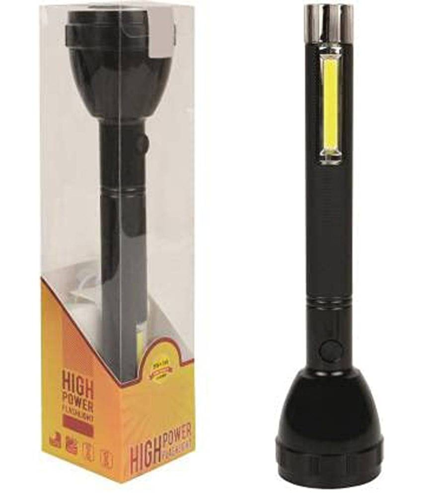 Stylopunk - 8W Rechargeable Flashlight Torch (Pack of 1) Stylopunk - 8W Rechargeable Flashlight Torch (Pack of 1)