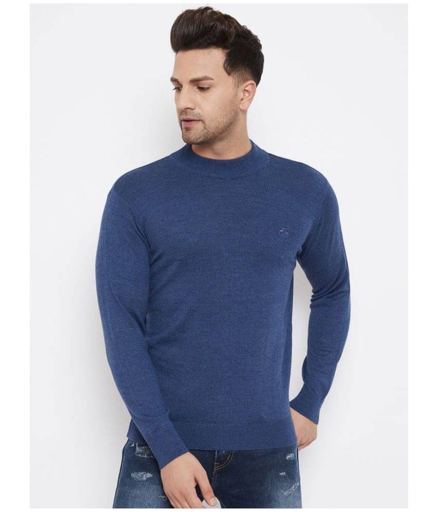 98 Degree North Blue Round Neck Sweater Single     			98 Degree North Blue Round Neck Sweater Single