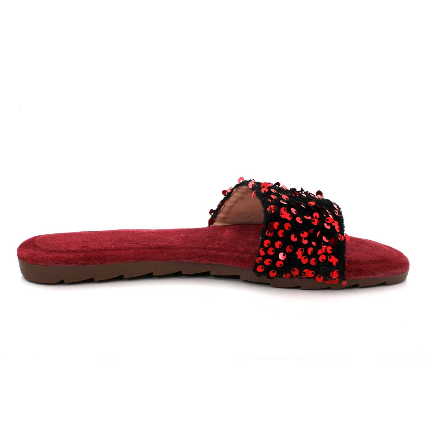     			Anjaneya Creations Red Flats