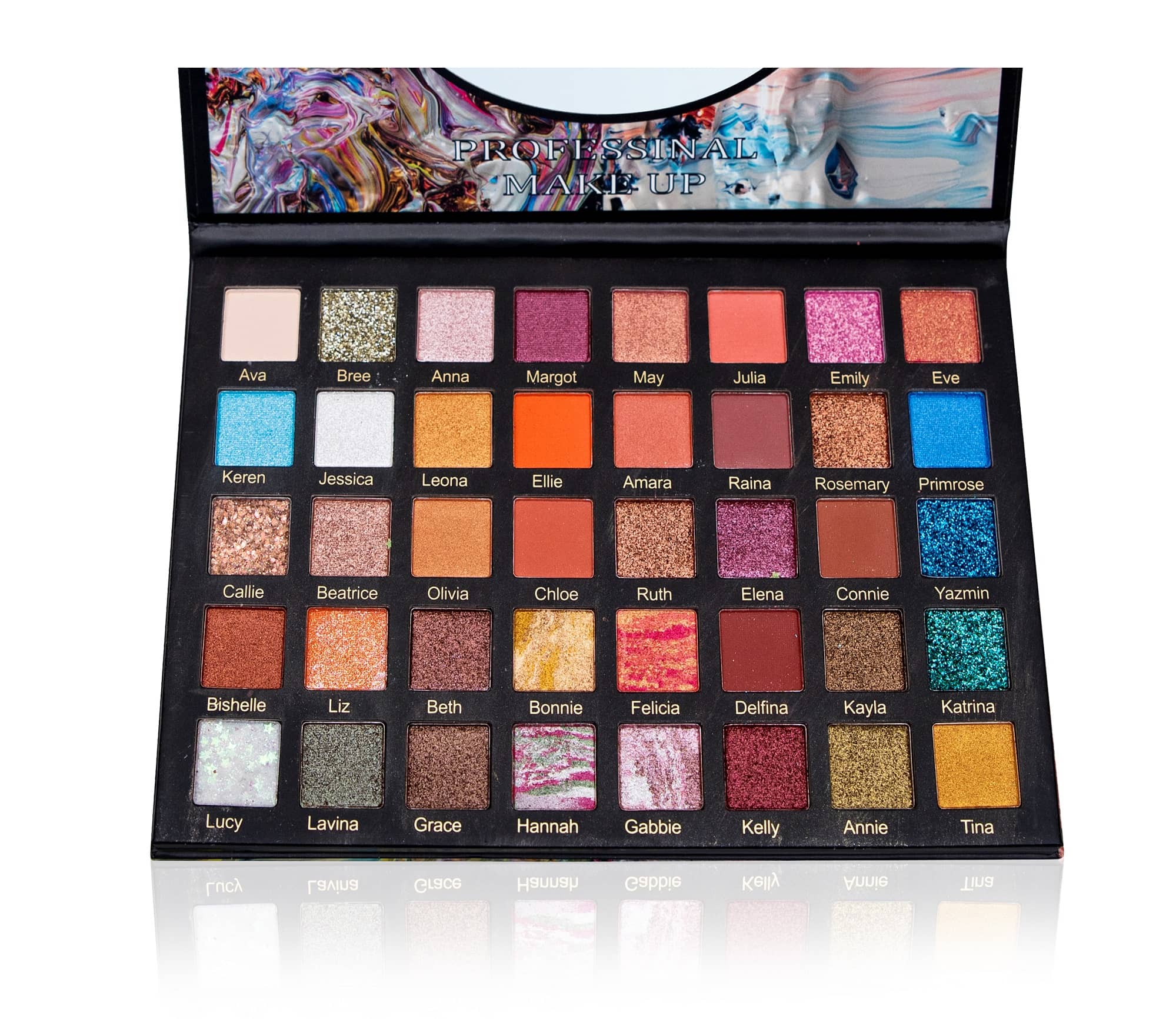 Beauty Berry 40 Fashion Eyeshadow Eyes Pressed Powder Colours 80 g - Makeup - Eyes | Buy online on ZillyBuy