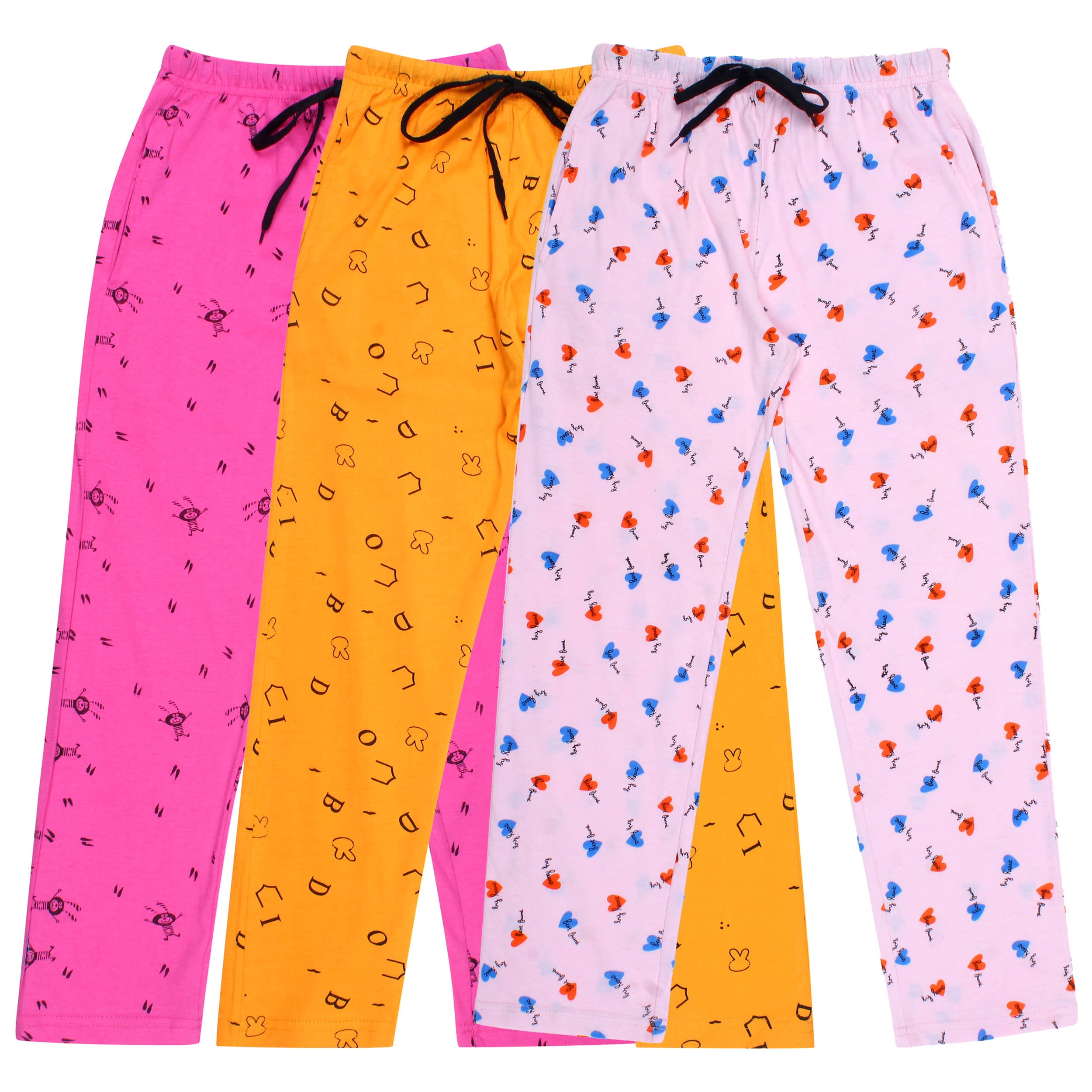 Diaz Pack of 3 Boys Cotton Trackpant ( Multi Color ) - Track Pants | Buy online on ZillyBuy